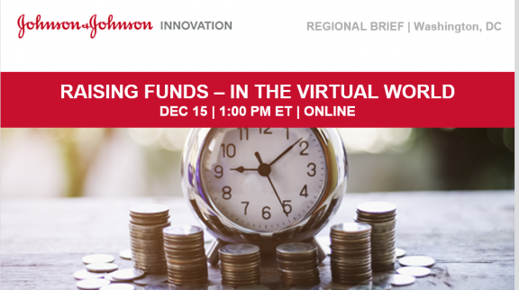 Johnson & Johnson Innovation: Raising Funds – In the Virtual World Online Event