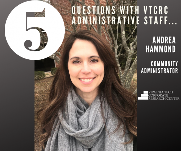 Get to know our staff: 5 questions w/ VTCRC Administrative Staff Andrea Hammond