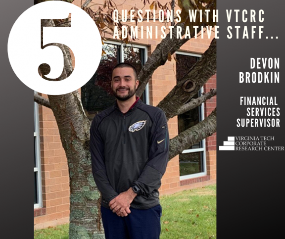 Get to know our staff: 5 questions w/ VTCRC Administrative Staff Devon Brodkin
