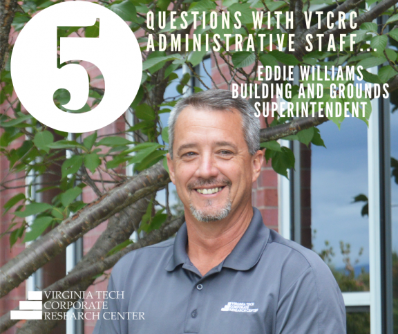 Get to know our staff: 5 questions w/ VTCRC Administrative Staff Eddie Williams, Building & Grounds