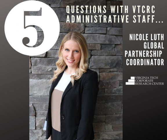 Get to know our staff: 5 questions w/ VTCRC Administrative Staff Nicole Luth