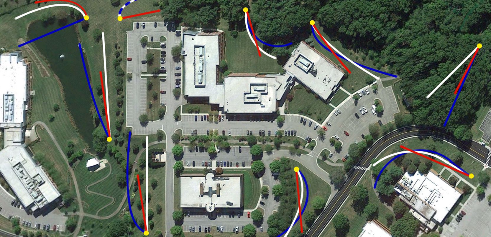 disc golf map