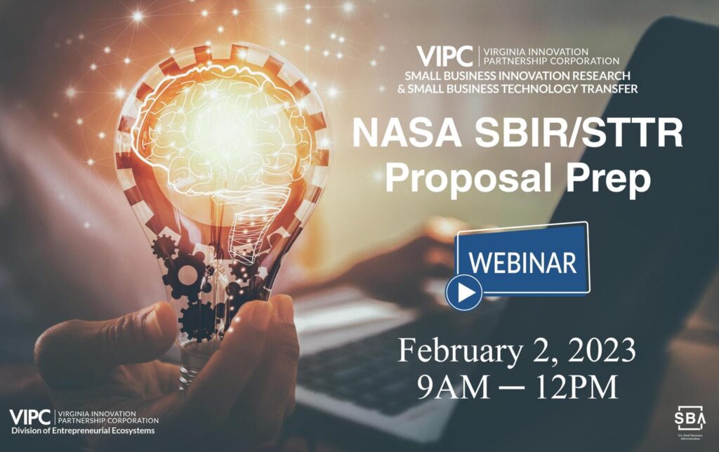 NASA SBIR/STTR Proposal Prep Webinar Virginia Tech Corporate Research