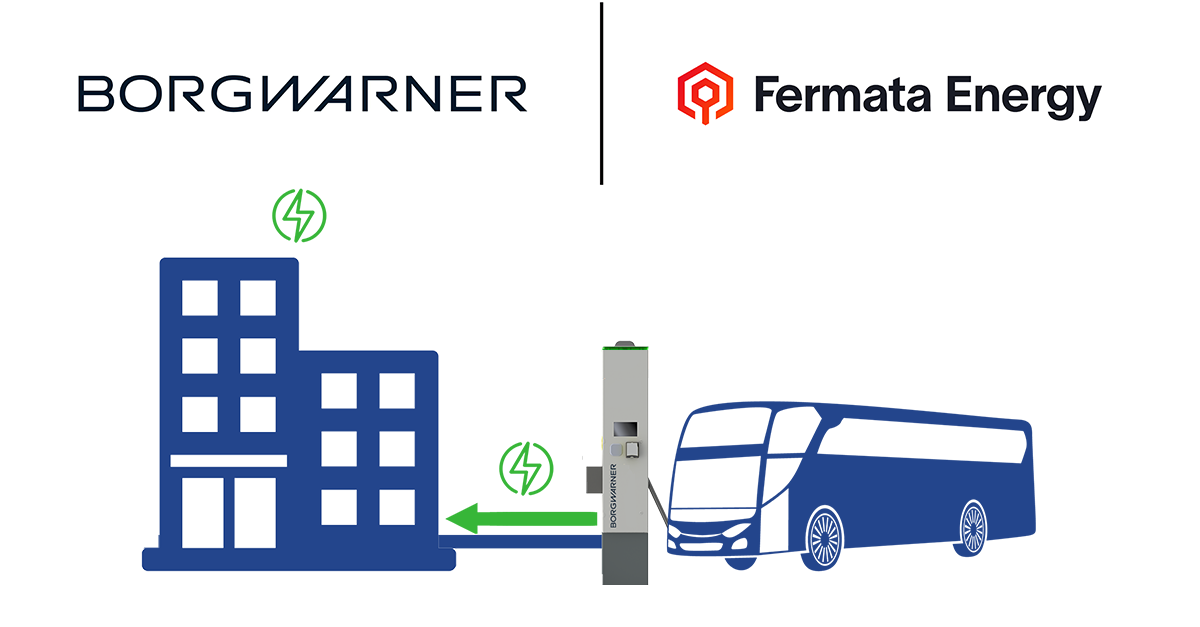 Fermata Energy Announces Integration with BorgWarner Bidirectional Chargers
