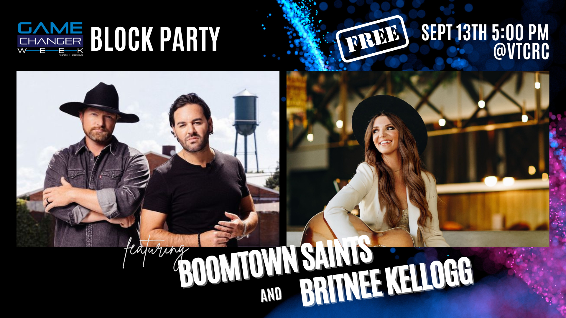 Game Changer Block Party Featuring BoomTown Saints and Britnee Kellogg